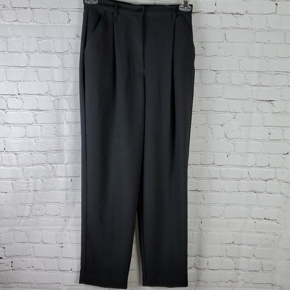 ❤ Karen Scott Size 8 Average Black Pants - Picture 1 of 7